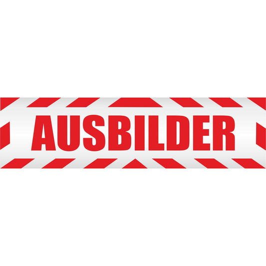 Magnetschild - Ausbilder - Magnetfolie für Auto - LKW - Truck - Baustelle - Firma