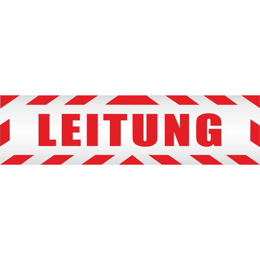 Magnetschild - Leitung - Magnetfolie für Auto - LKW - Truck - Baustelle - Firma