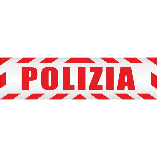Magnetschild - Polizia - Magnetfolie für Auto - LKW - Truck - Baustelle - Firma
