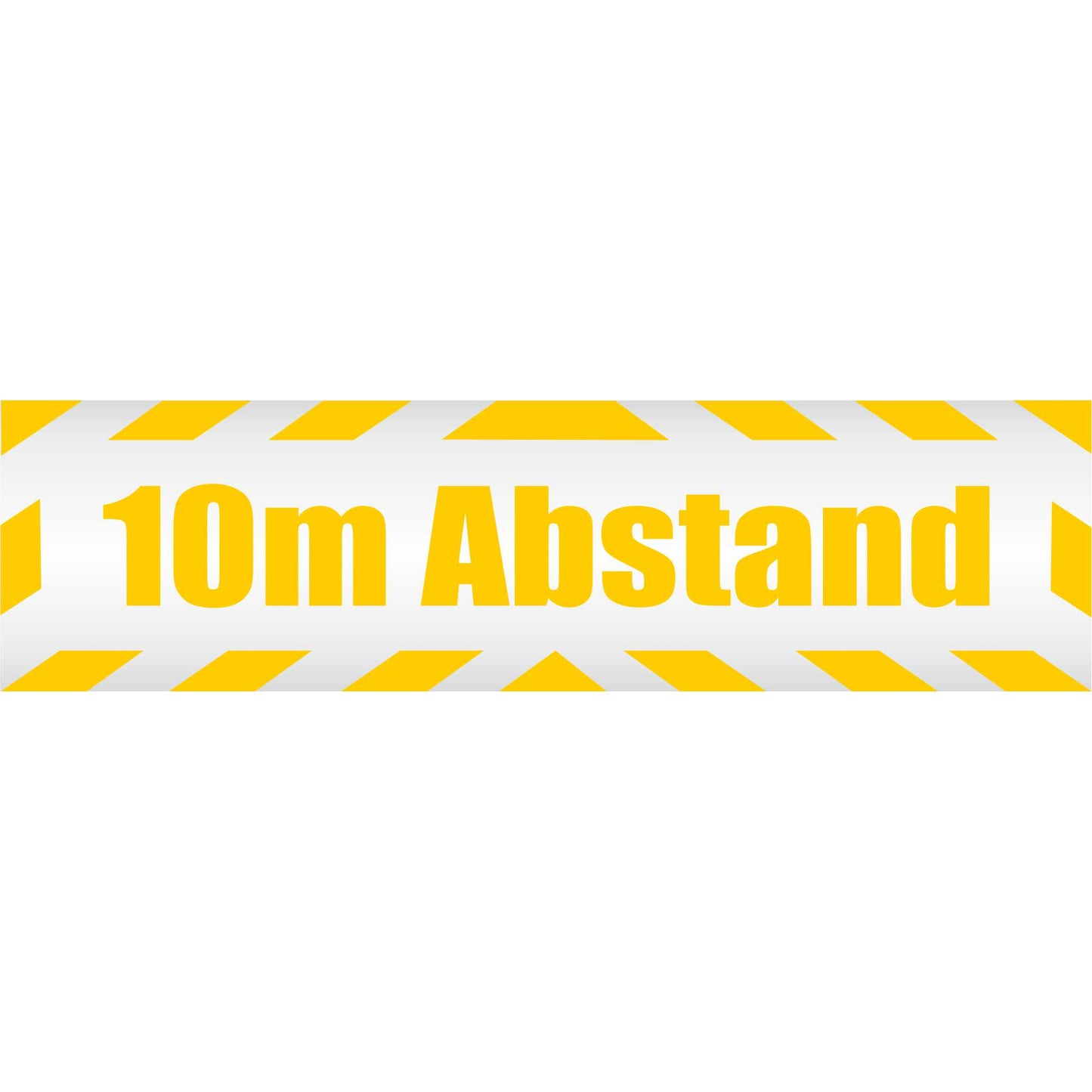Magnetschild - 10 Meter LKW Militär Bundeswehr Abstand halten 10m - Magnetfolie für Auto - LKW - Truck - Baustelle - Firma