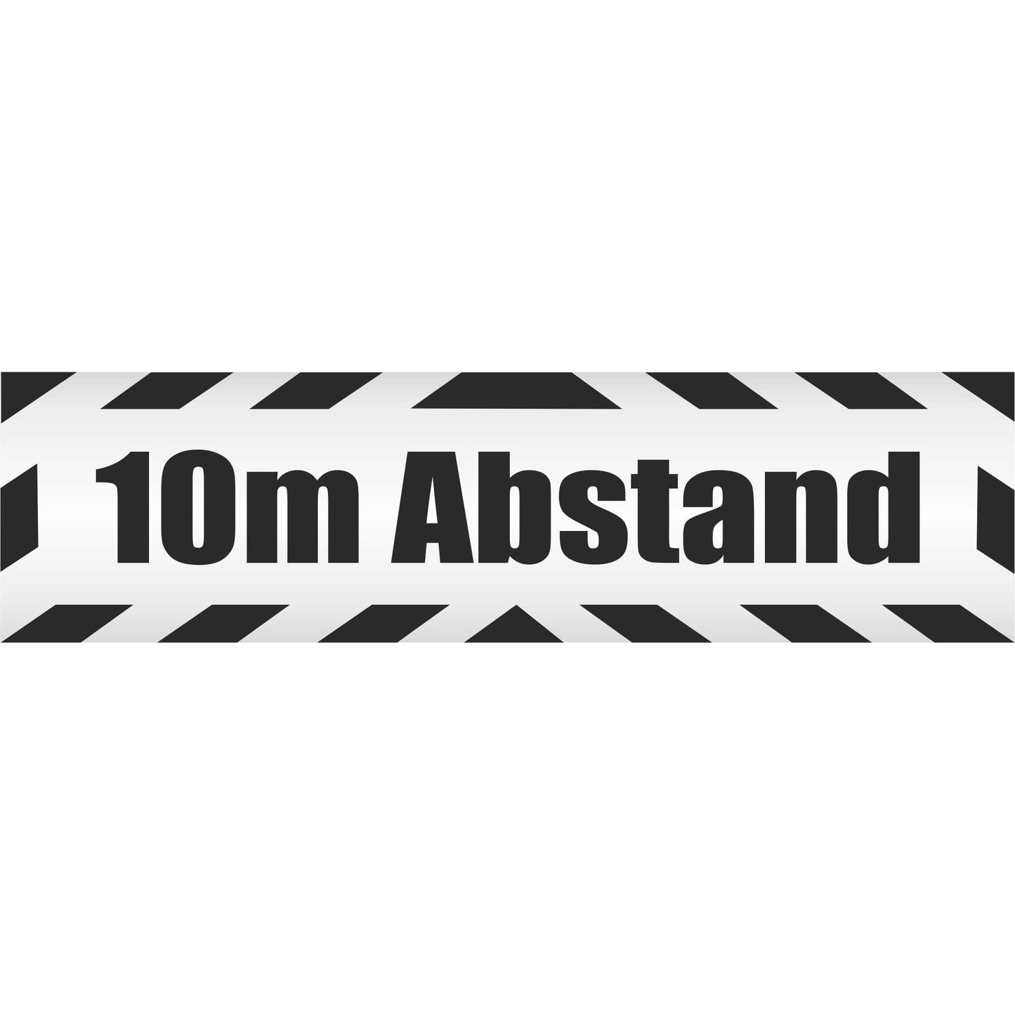 Magnetschild - 10 Meter LKW Militär Bundeswehr Abstand halten 10m - Magnetfolie für Auto - LKW - Truck - Baustelle - Firma