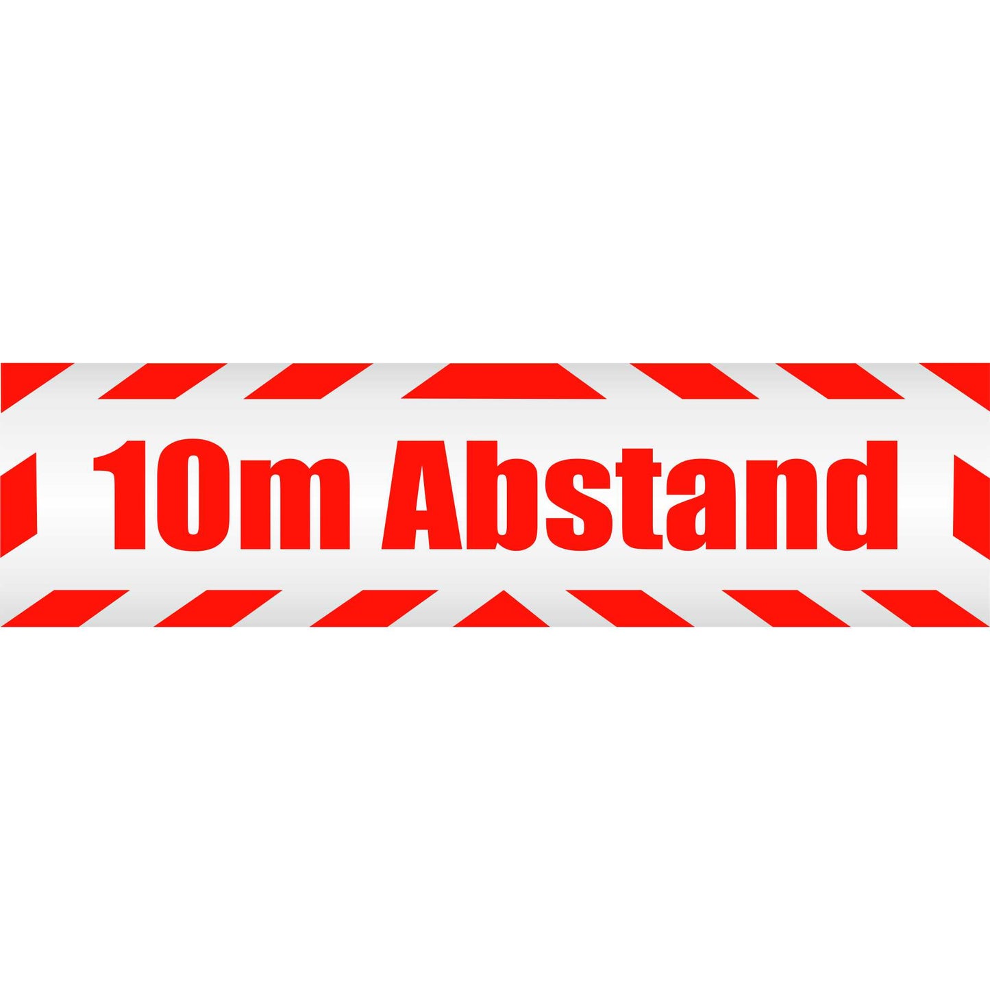 Magnetschild - 10 Meter LKW Militär Bundeswehr Abstand halten 10m - Magnetfolie für Auto - LKW - Truck - Baustelle - Firma
