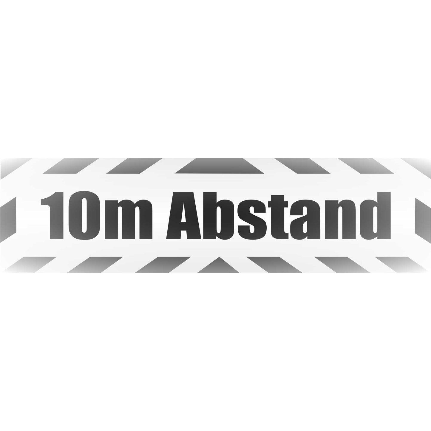 Magnetschild - 10 Meter LKW Militär Bundeswehr Abstand halten 10m - Magnetfolie für Auto - LKW - Truck - Baustelle - Firma