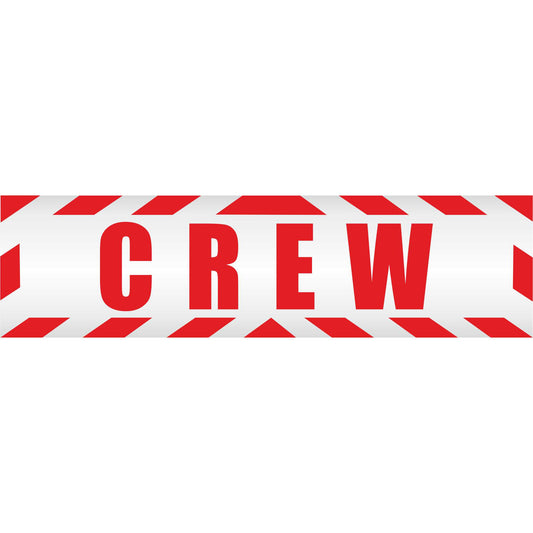 Magnetschild - CREW Mannschaft Verein Security Sicherheitsdienst Fahrzeug - Magnetfolie für Auto - LKW - Truck - Baustelle - Firma