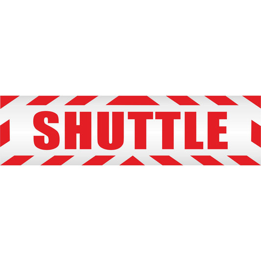 Magnetschild - Shuttle Service - Magnetfolie für Auto - LKW - Truck - Baustelle - Firma