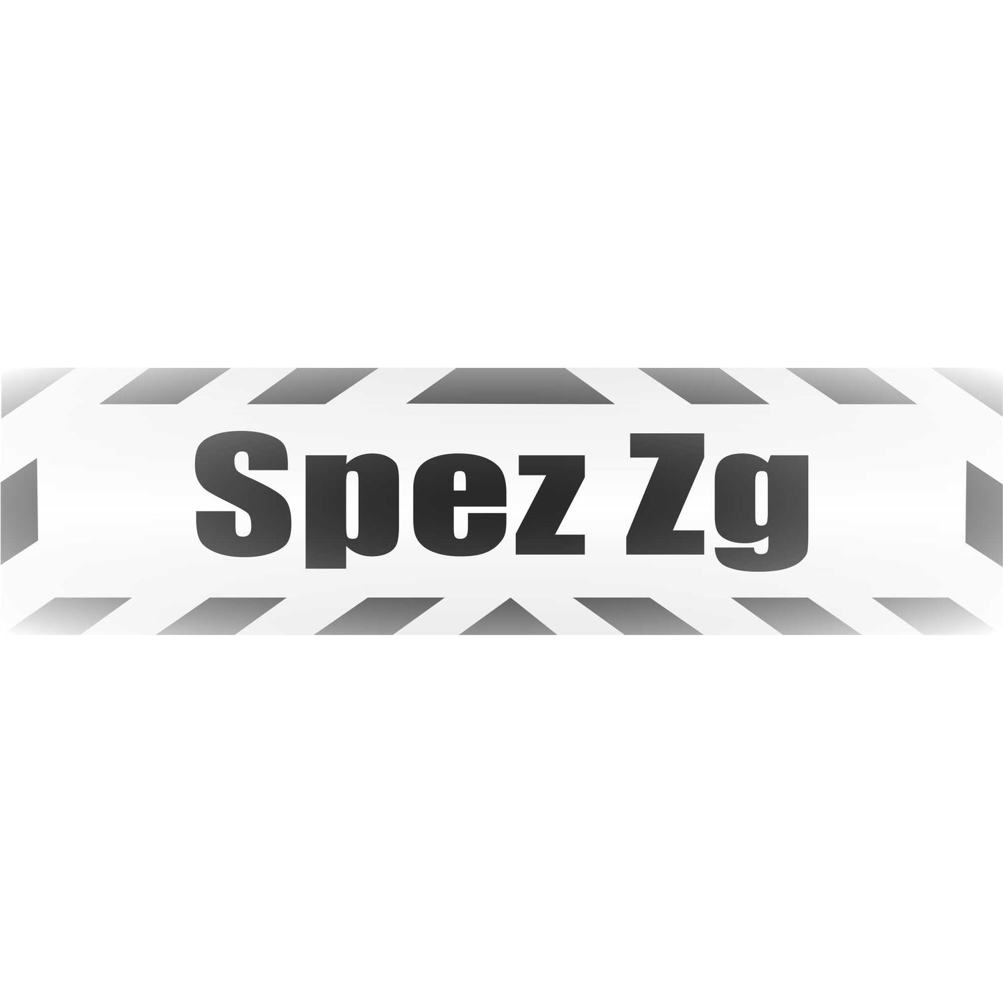 Magnetschild - Spez zg Spezialzug - Magnetfolie für Auto - LKW - Truck - Baustelle - Firma