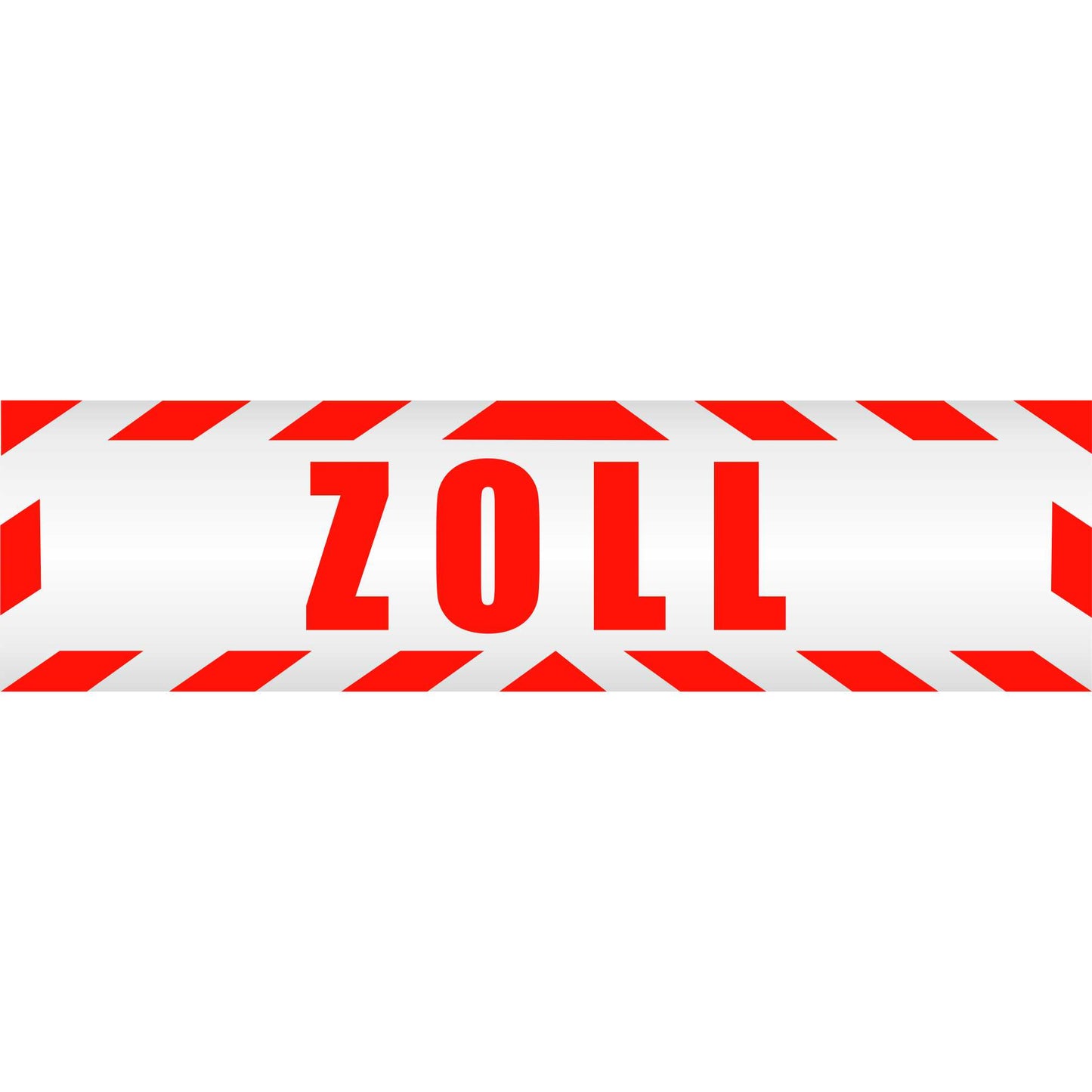 Magnetschild - Zoll - Magnetfolie für Auto - LKW - Truck - Baustelle - Firma