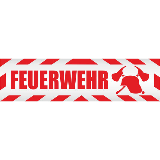 Magnetschild - Feuerwehr 2 - Magnetfolie für Auto - LKW - Truck - Baustelle - Firma