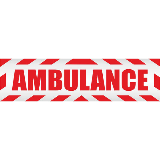 Magnetschild - Ambulance - Magnetfolie für Auto - LKW - Truck - Baustelle - Firma