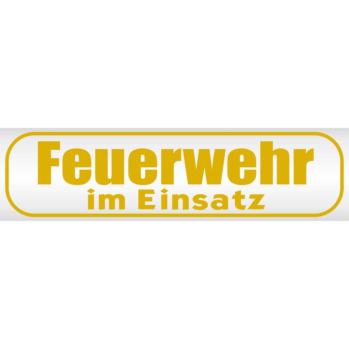 Magnetschild - Feuerwehr im Einsatz - Magnetfolie für Auto - LKW - Truck - Baustelle - Firma