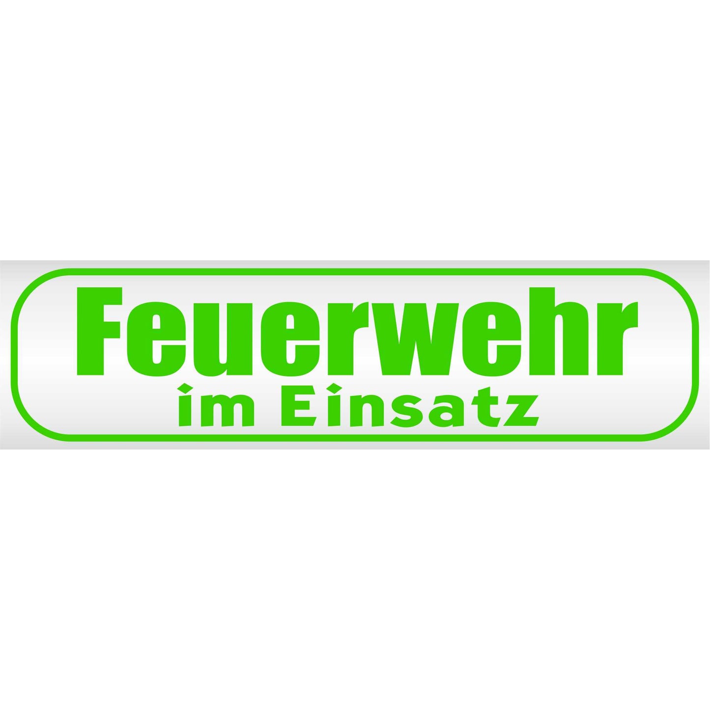 Magnetschild - Feuerwehr im Einsatz - Magnetfolie für Auto - LKW - Truck - Baustelle - Firma