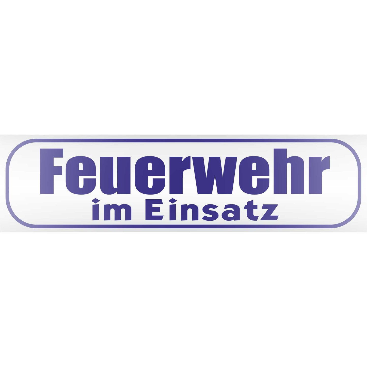 Magnetschild - Feuerwehr im Einsatz - Magnetfolie für Auto - LKW - Truck - Baustelle - Firma