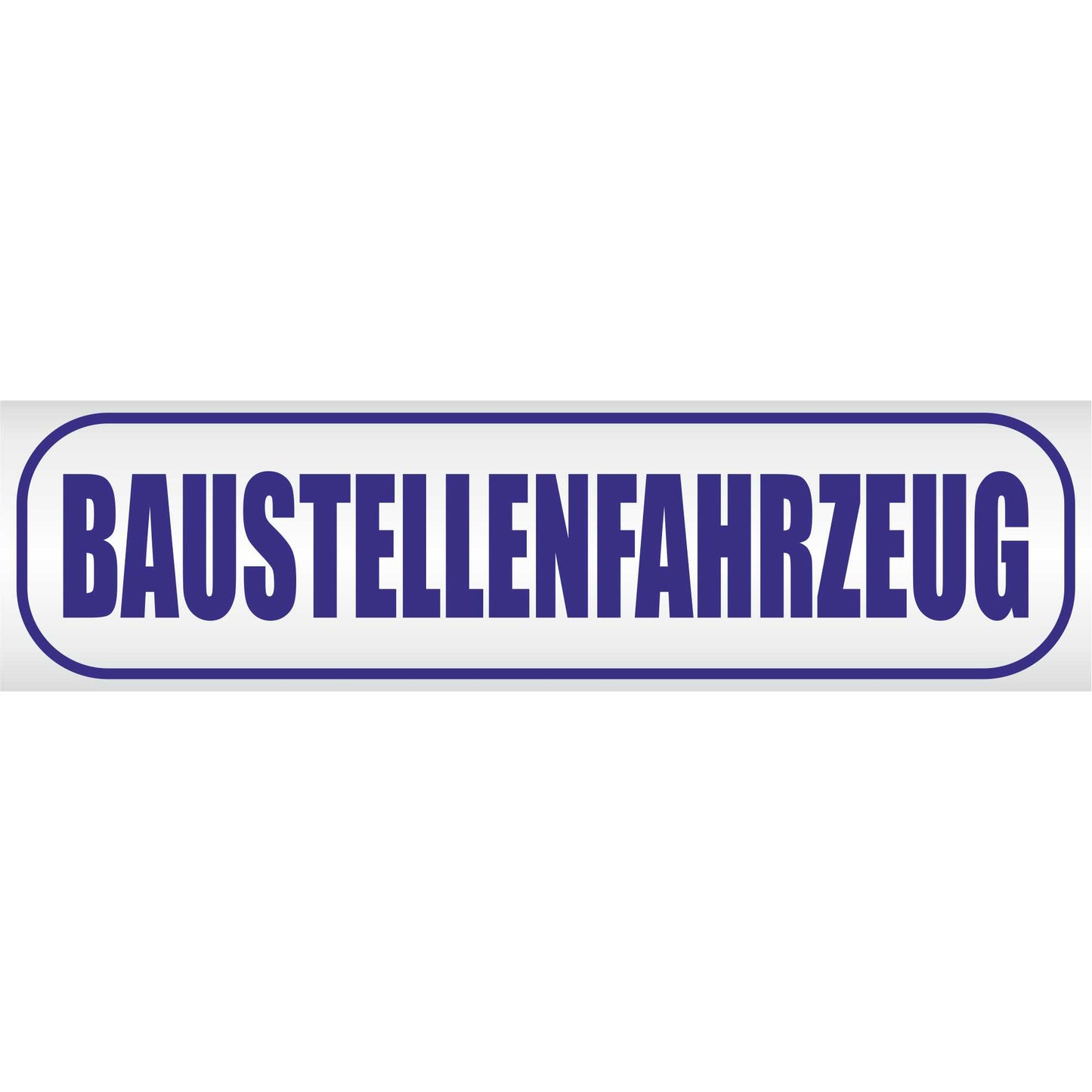 Magnetschild - Baustellenfahrzeug - Magnetfolie für Auto - LKW - Truck - Baustelle - Firma