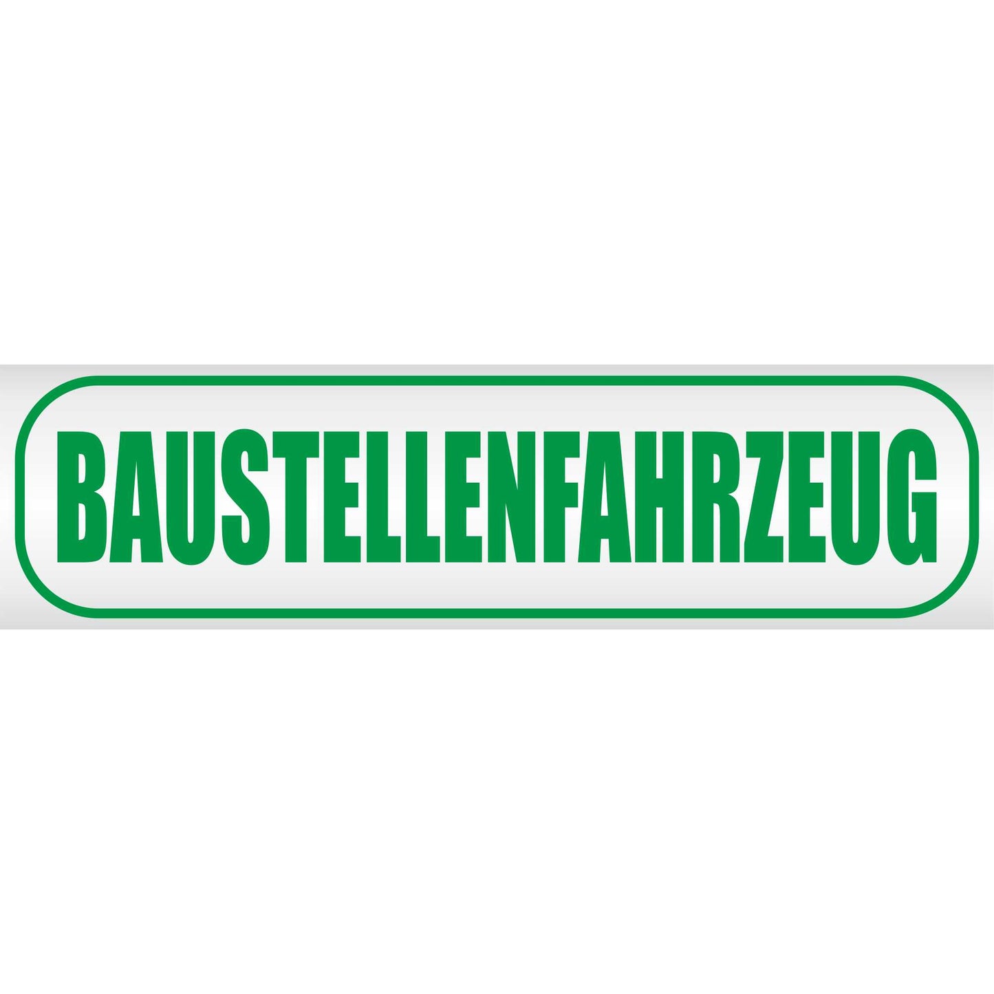 Magnetschild - Baustellenfahrzeug - Magnetfolie für Auto - LKW - Truck - Baustelle - Firma