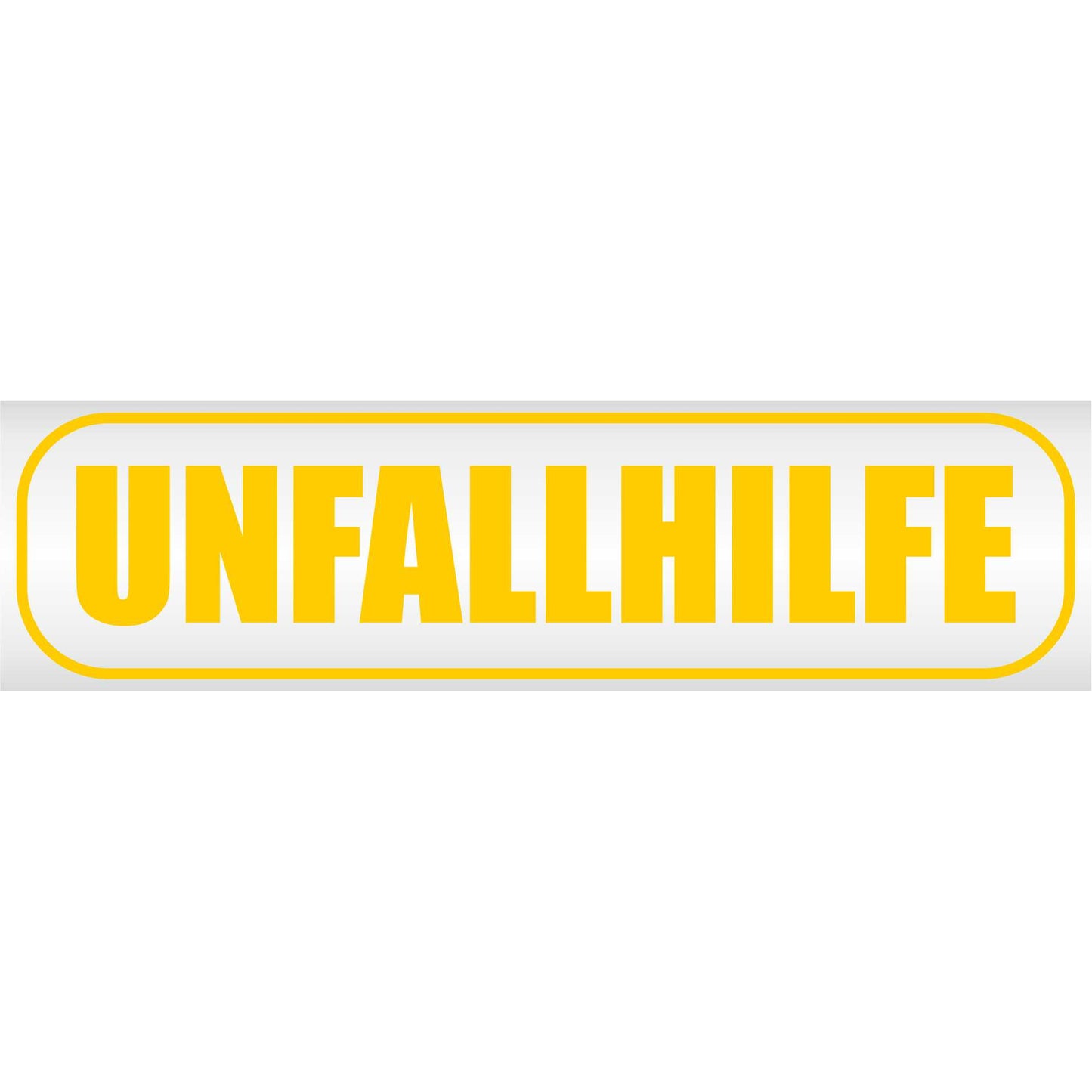 Magnetschild - Unfallhilfe - Magnetfolie für Auto - LKW - Truck - Baustelle - Firma