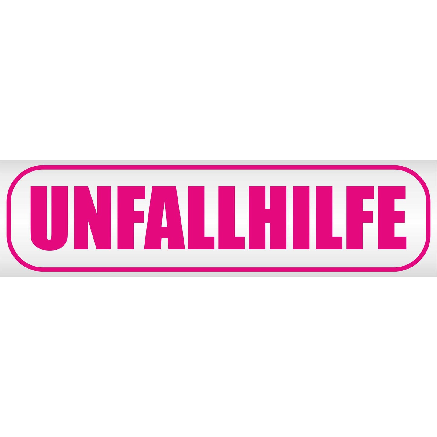 Magnetschild - Unfallhilfe - Magnetfolie für Auto - LKW - Truck - Baustelle - Firma
