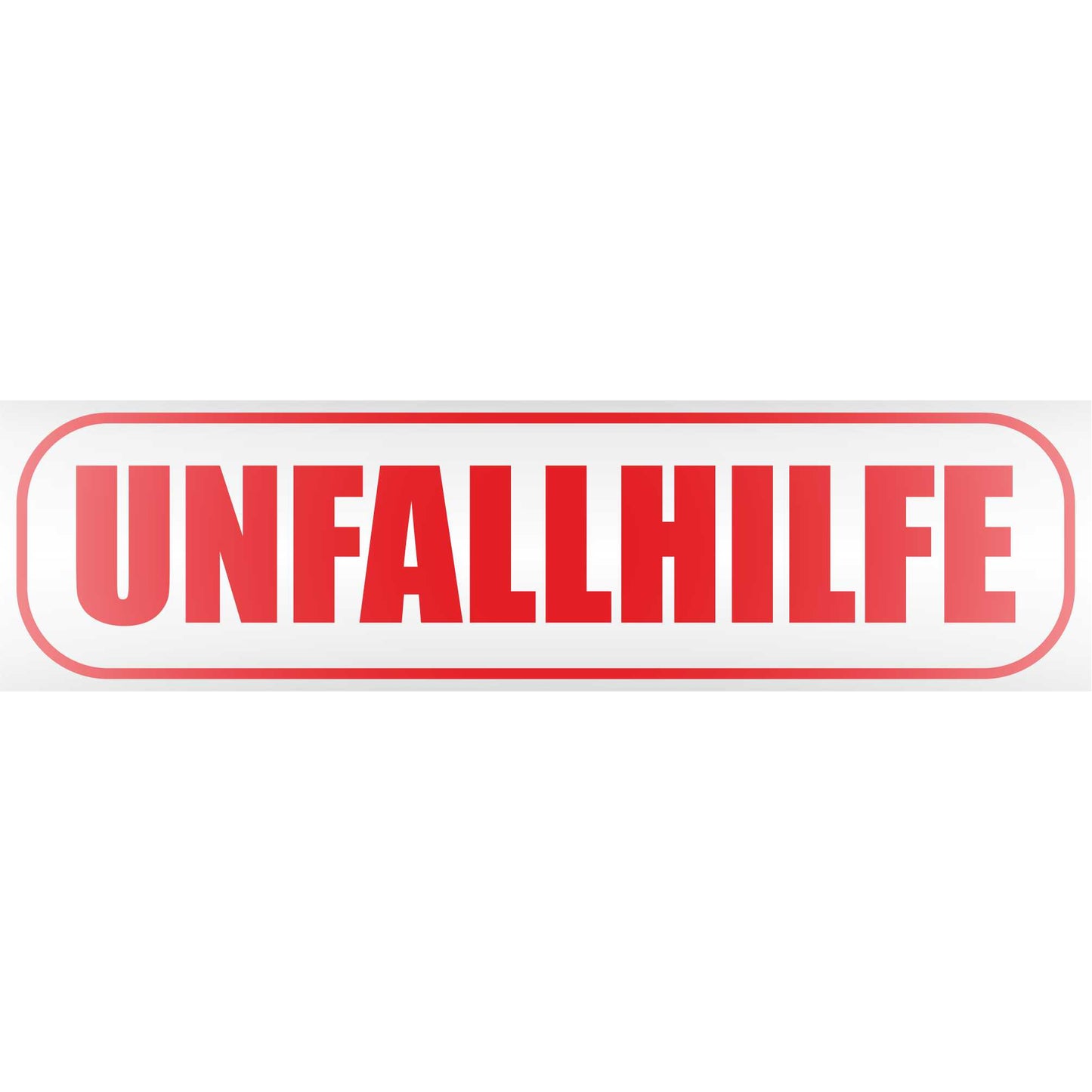 Magnetschild - Unfallhilfe - Magnetfolie für Auto - LKW - Truck - Baustelle - Firma