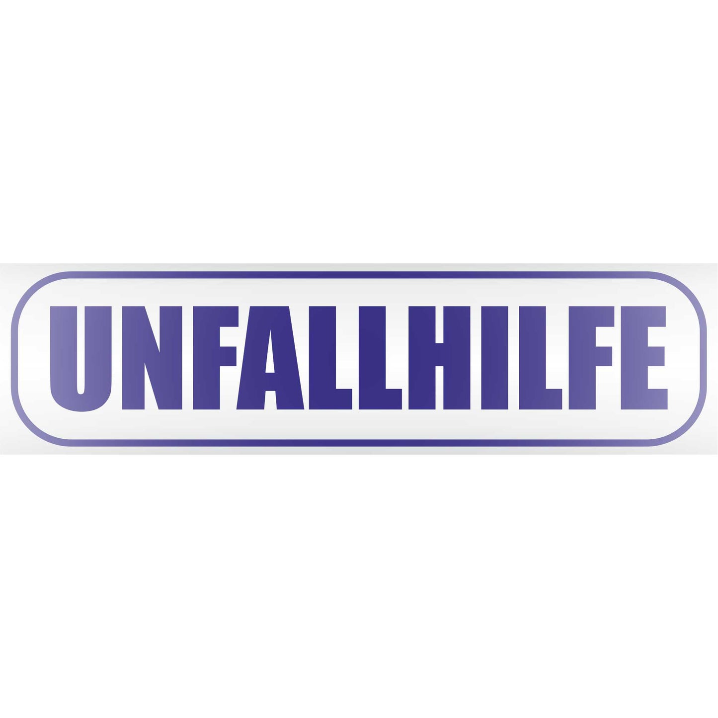 Magnetschild - Unfallhilfe - Magnetfolie für Auto - LKW - Truck - Baustelle - Firma