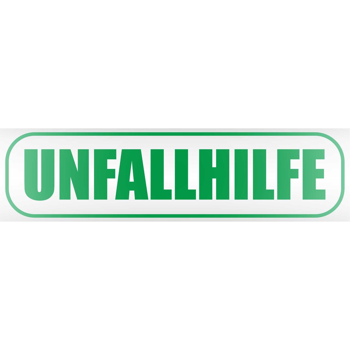 Magnetschild - Unfallhilfe - Magnetfolie für Auto - LKW - Truck - Baustelle - Firma
