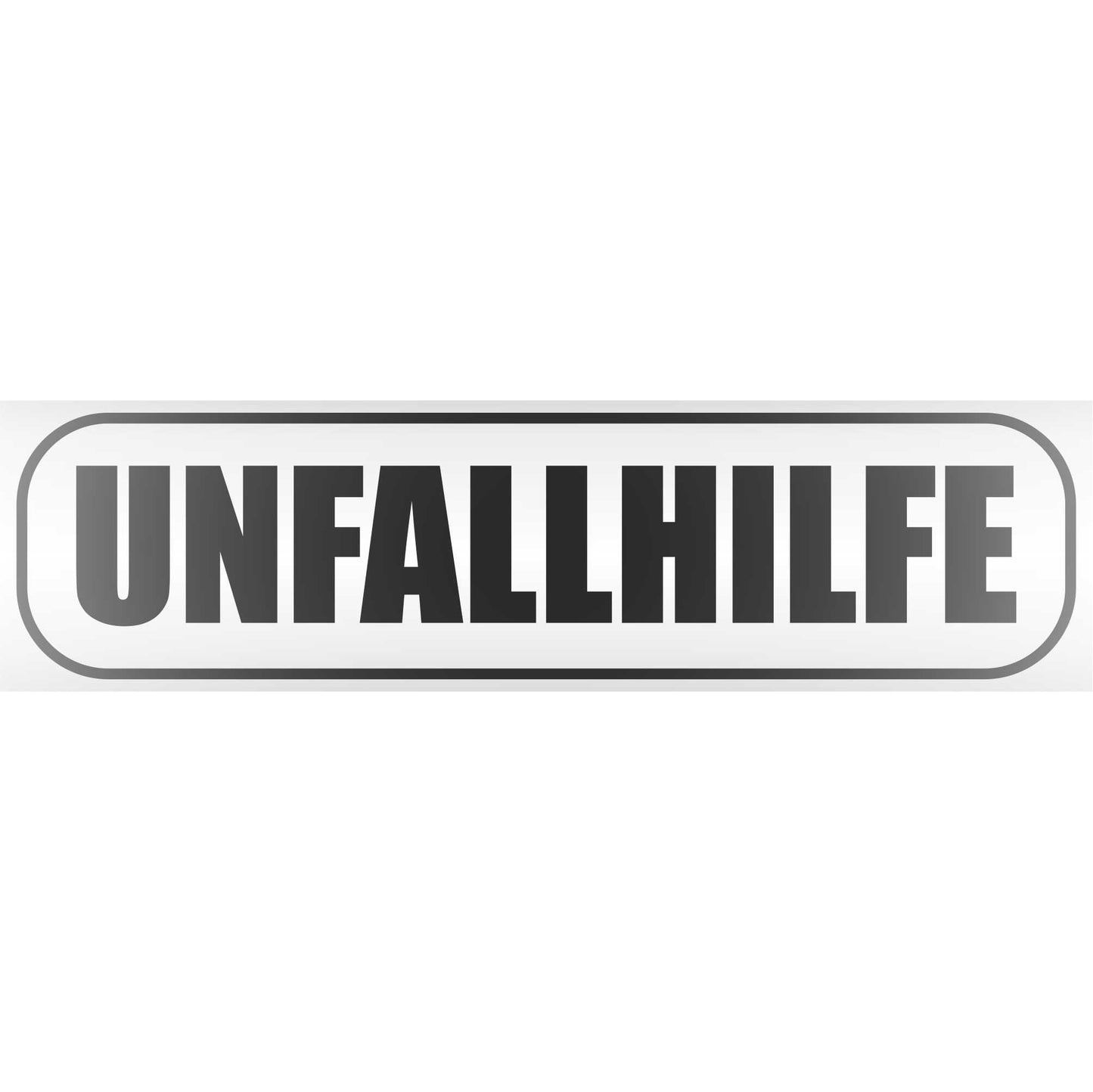 Magnetschild - Unfallhilfe - Magnetfolie für Auto - LKW - Truck - Baustelle - Firma