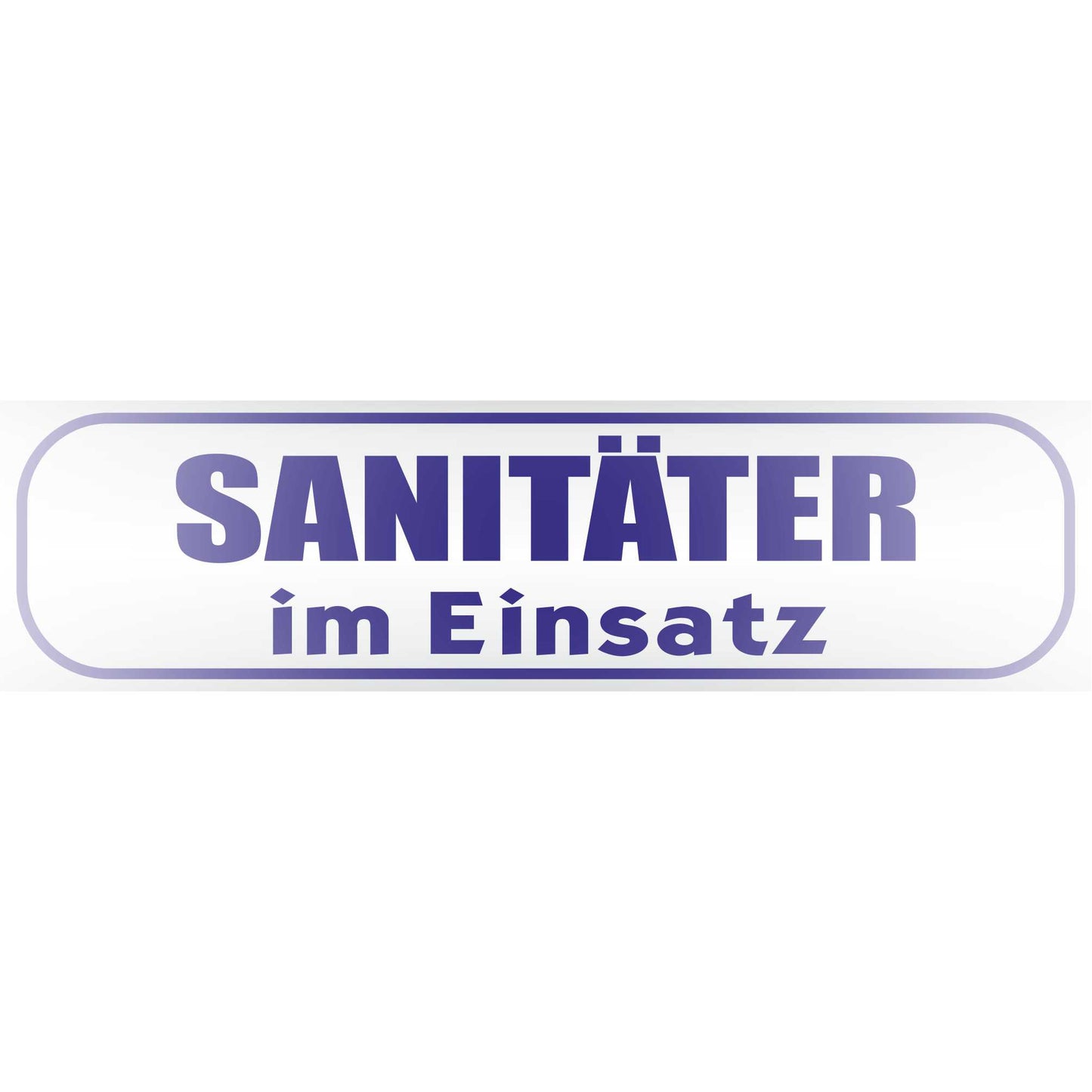 Magnetschild - Sanitäter im Einsatz - Magnetfolie für Auto - LKW - Truck - Baustelle - Firma