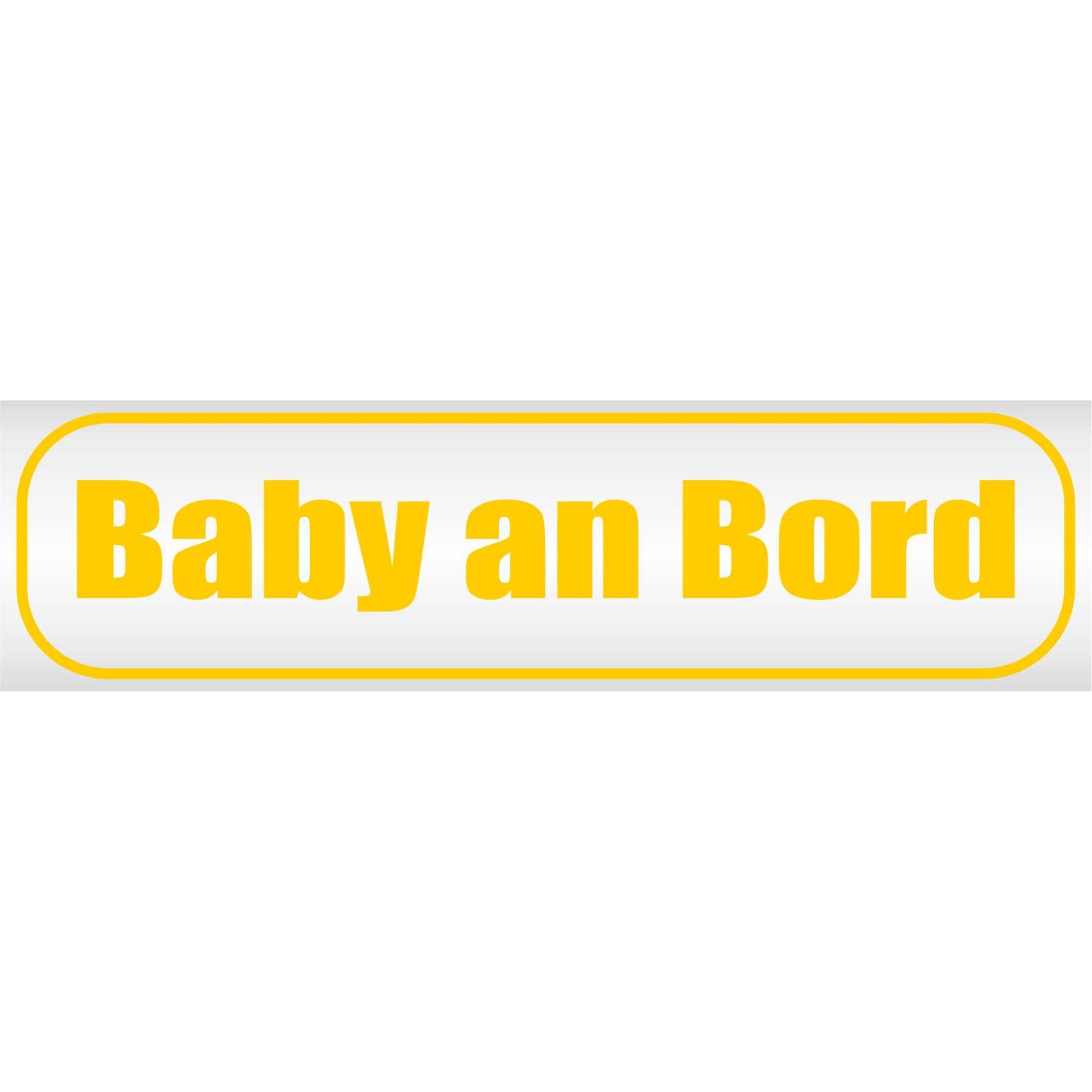 Magnetschild - Baby an Bord - Magnetfolie für Auto - LKW - Truck - Baustelle - Firma