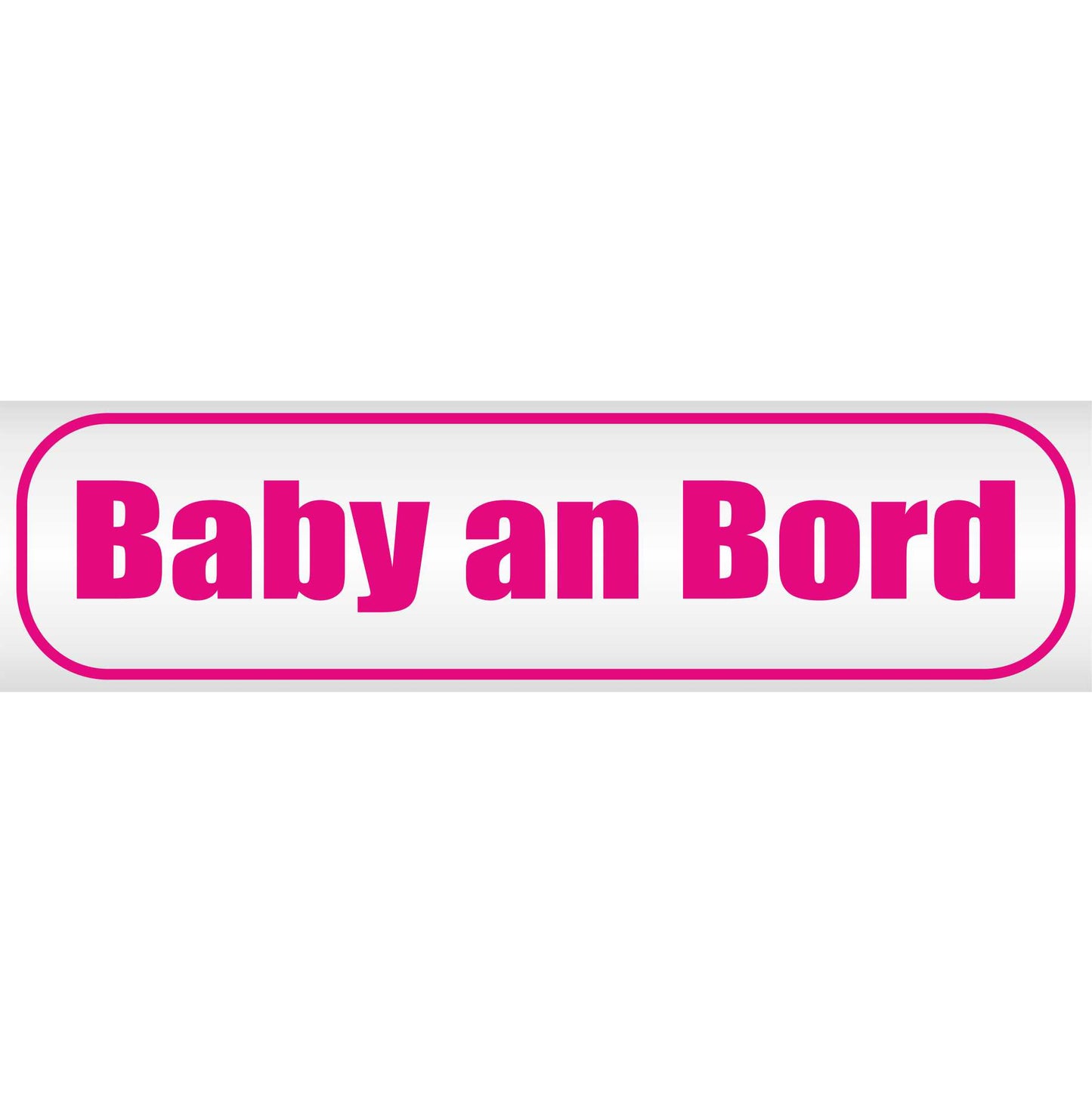Magnetschild - Baby an Bord - Magnetfolie für Auto - LKW - Truck - Baustelle - Firma