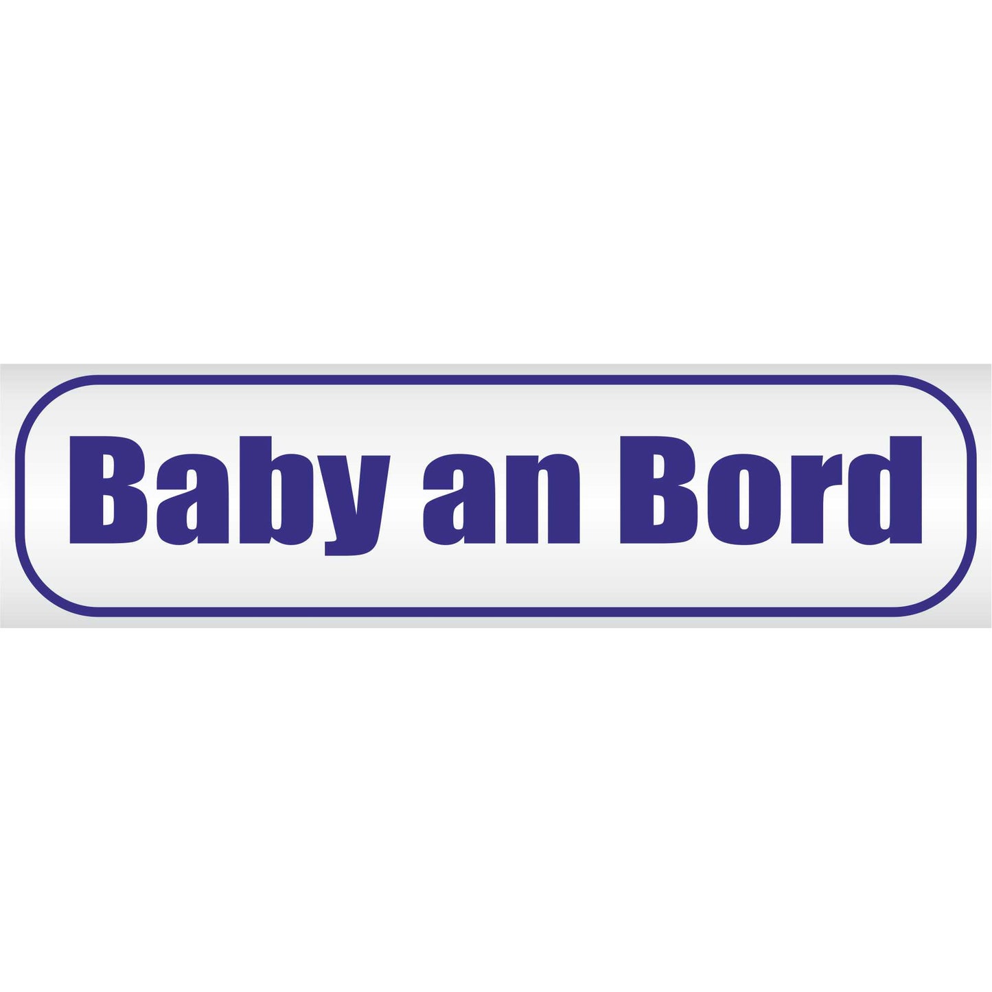 Magnetschild - Baby an Bord - Magnetfolie für Auto - LKW - Truck - Baustelle - Firma