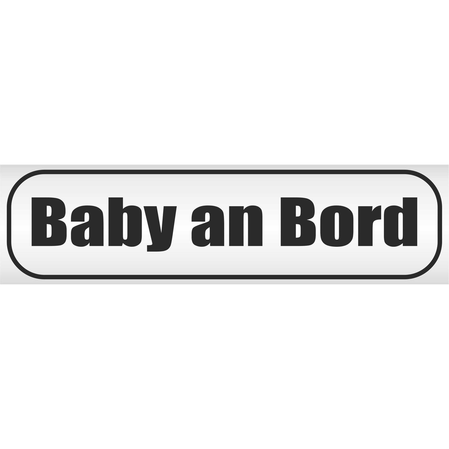 Magnetschild - Baby an Bord - Magnetfolie für Auto - LKW - Truck - Baustelle - Firma