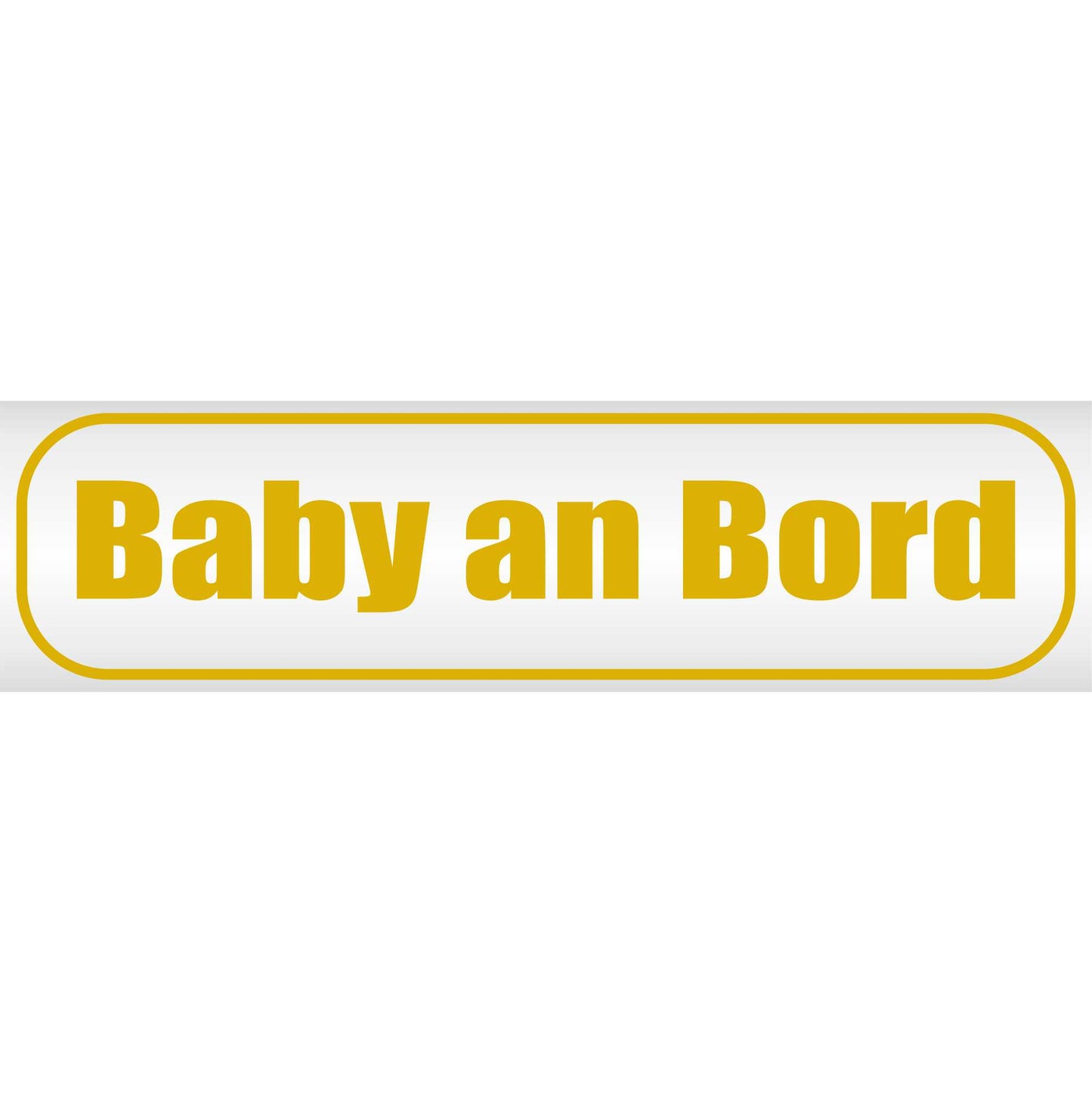 Magnetschild - Baby an Bord - Magnetfolie für Auto - LKW - Truck - Baustelle - Firma