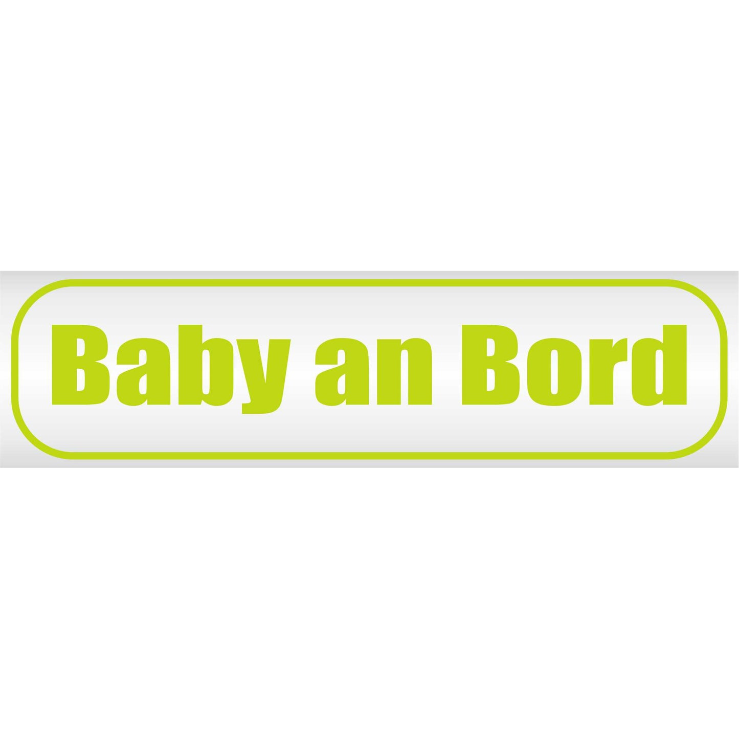 Magnetschild - Baby an Bord - Magnetfolie für Auto - LKW - Truck - Baustelle - Firma