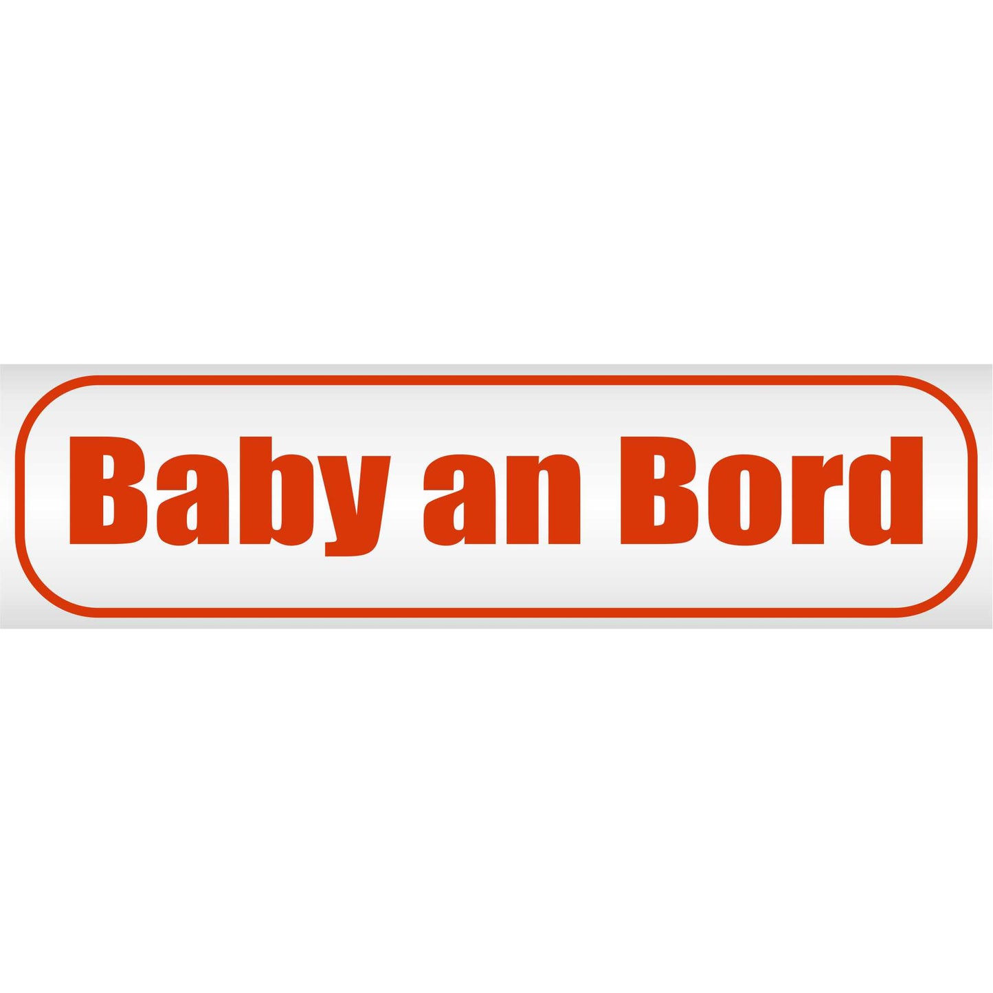 Magnetschild - Baby an Bord - Magnetfolie für Auto - LKW - Truck - Baustelle - Firma
