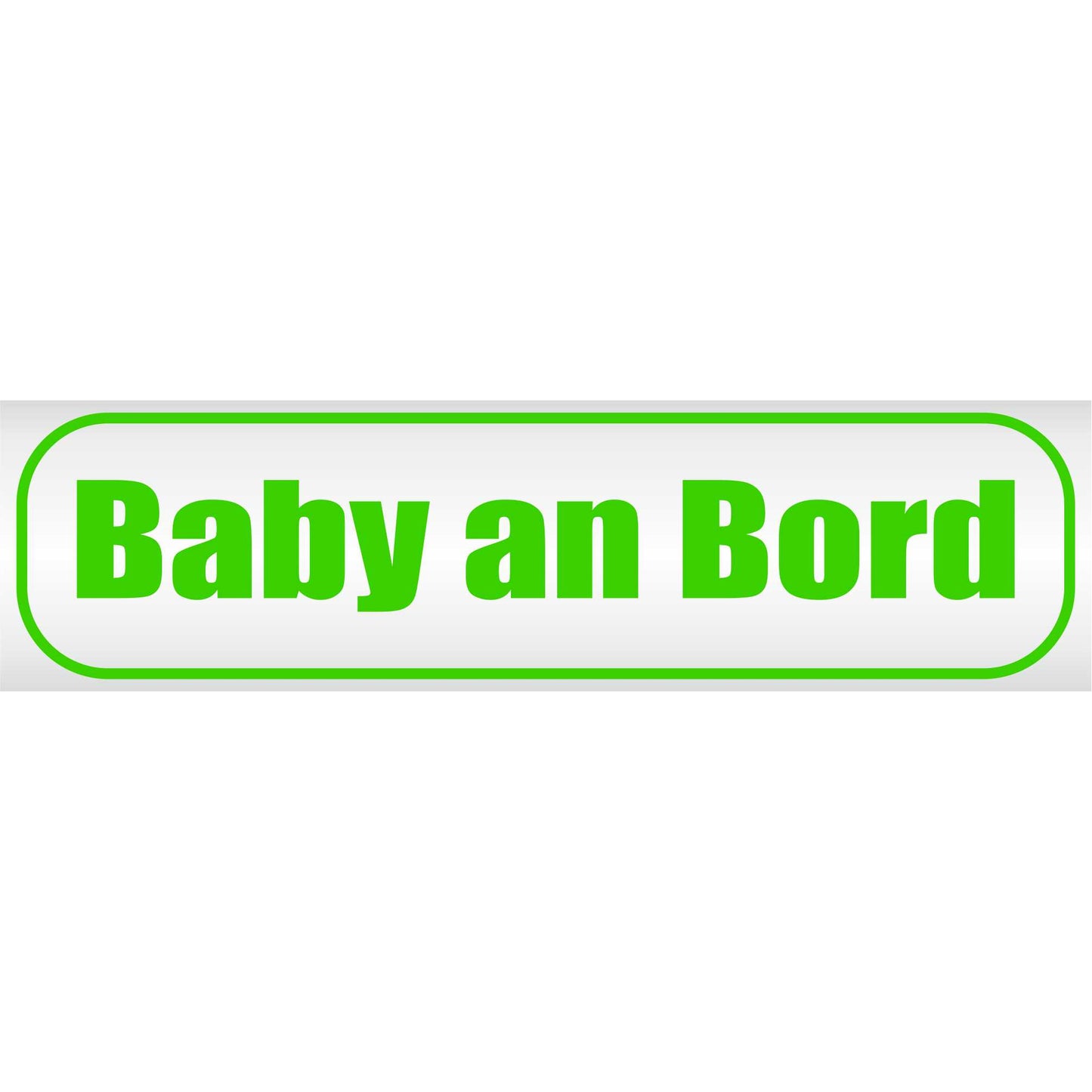 Magnetschild - Baby an Bord - Magnetfolie für Auto - LKW - Truck - Baustelle - Firma