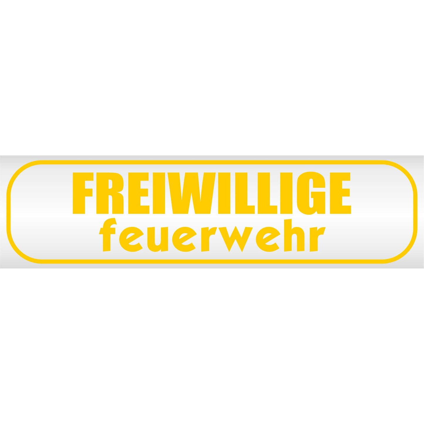 Magnetschild - Freiwillige Feuerwehr - Magnetfolie für Auto - LKW - Truck - Baustelle - Firma