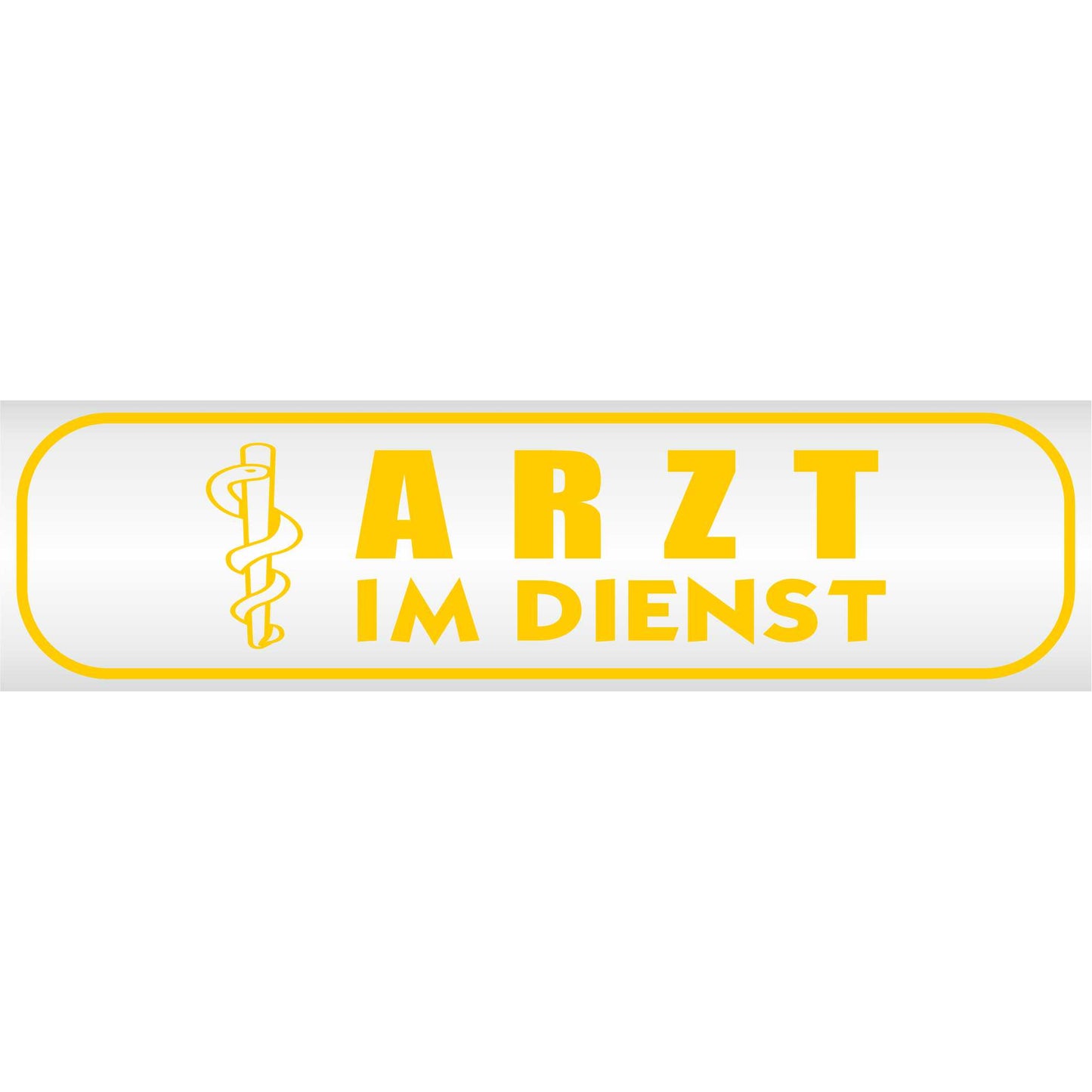 Magnetschild - Arzt im Dienst - Magnetfolie für Auto - LKW - Truck - Baustelle - Firma