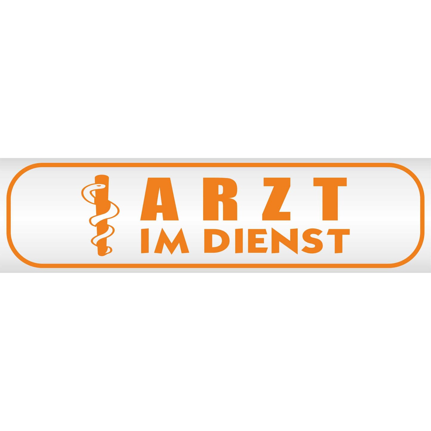 Magnetschild - Arzt im Dienst - Magnetfolie für Auto - LKW - Truck - Baustelle - Firma