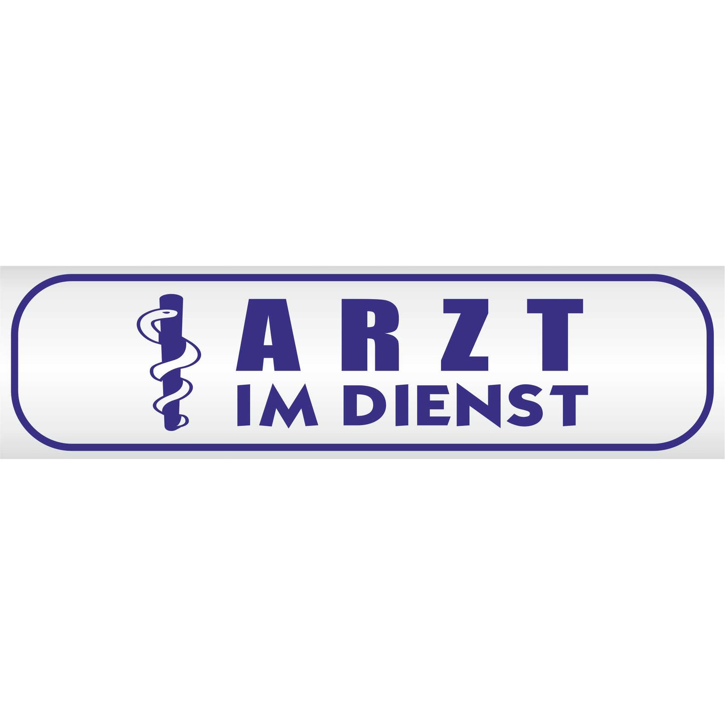 Magnetschild - Arzt im Dienst - Magnetfolie für Auto - LKW - Truck - Baustelle - Firma
