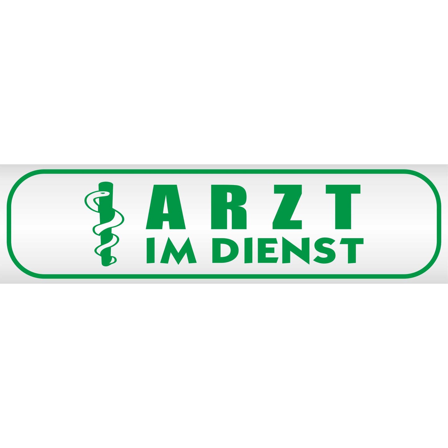 Magnetschild - Arzt im Dienst - Magnetfolie für Auto - LKW - Truck - Baustelle - Firma