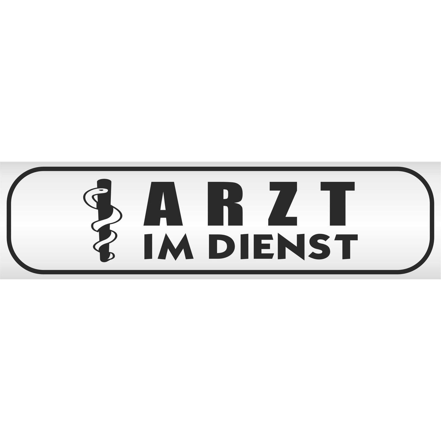 Magnetschild - Arzt im Dienst - Magnetfolie für Auto - LKW - Truck - Baustelle - Firma
