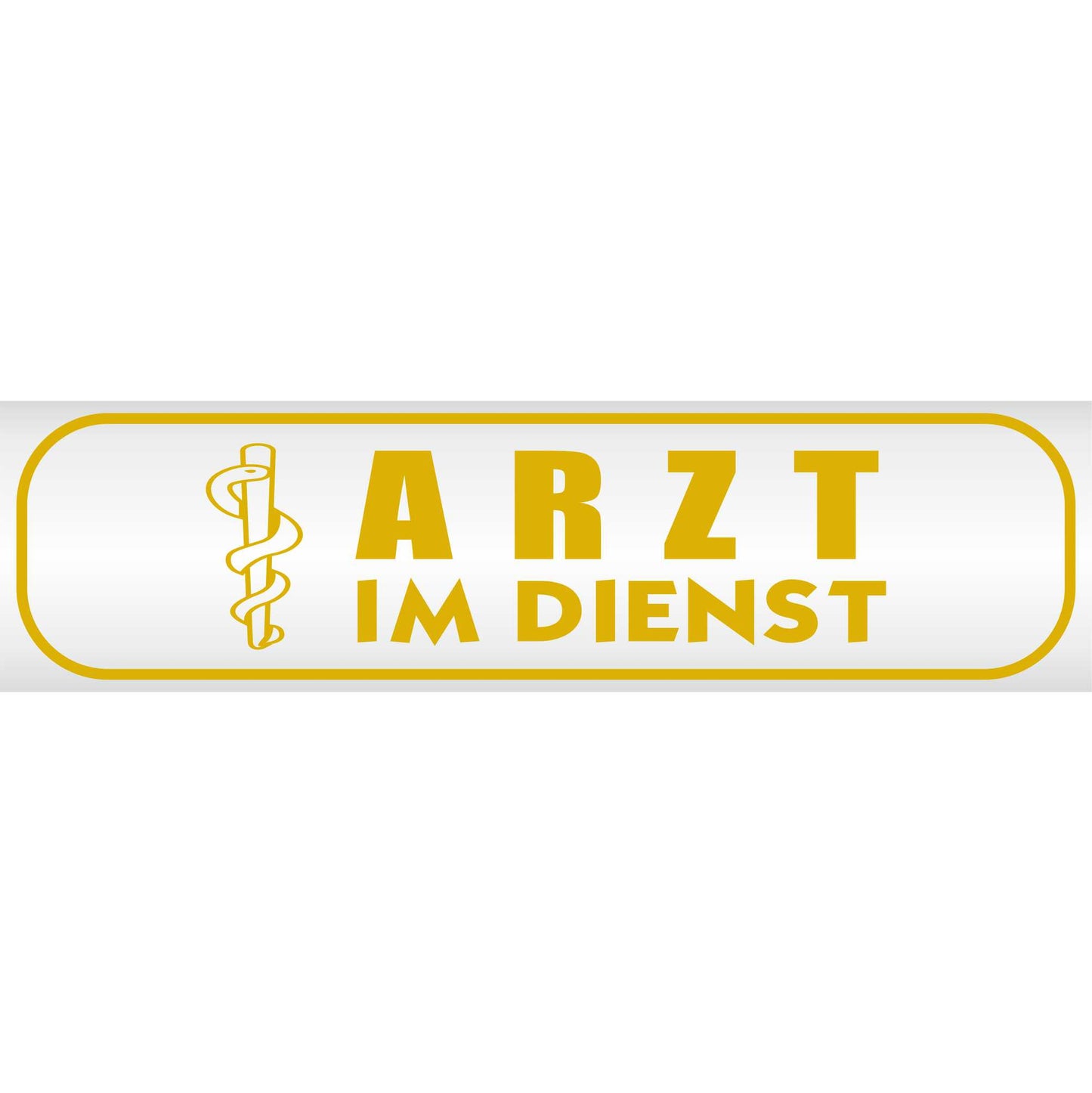 Magnetschild - Arzt im Dienst - Magnetfolie für Auto - LKW - Truck - Baustelle - Firma