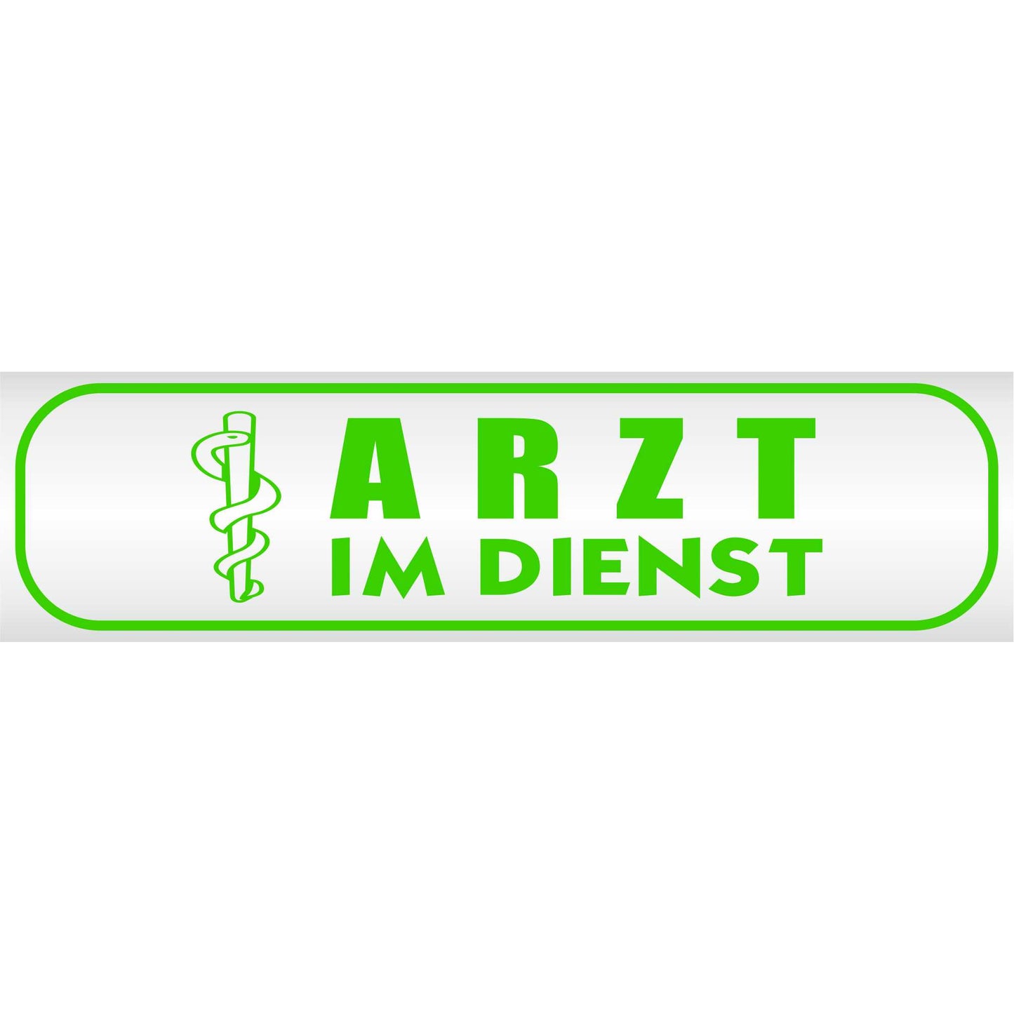 Magnetschild - Arzt im Dienst - Magnetfolie für Auto - LKW - Truck - Baustelle - Firma