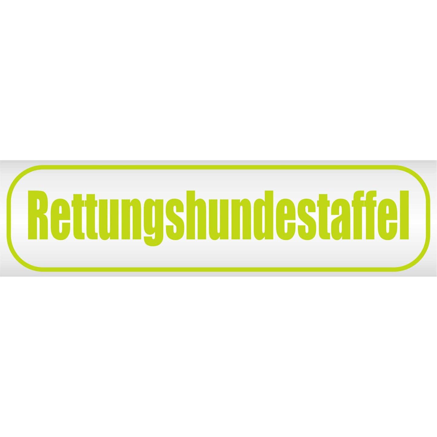 Magnetschild - Rettungshundestaffel - Magnetfolie für Auto - LKW - Truck - Baustelle - Firma