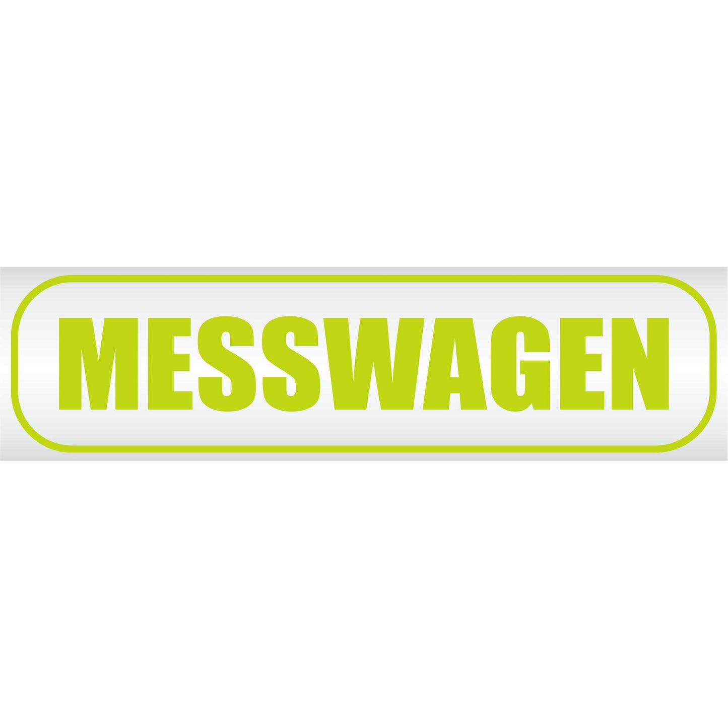 Magnetschild - Messwagen - Magnetfolie für Auto - LKW - Truck - Baustelle - Firma