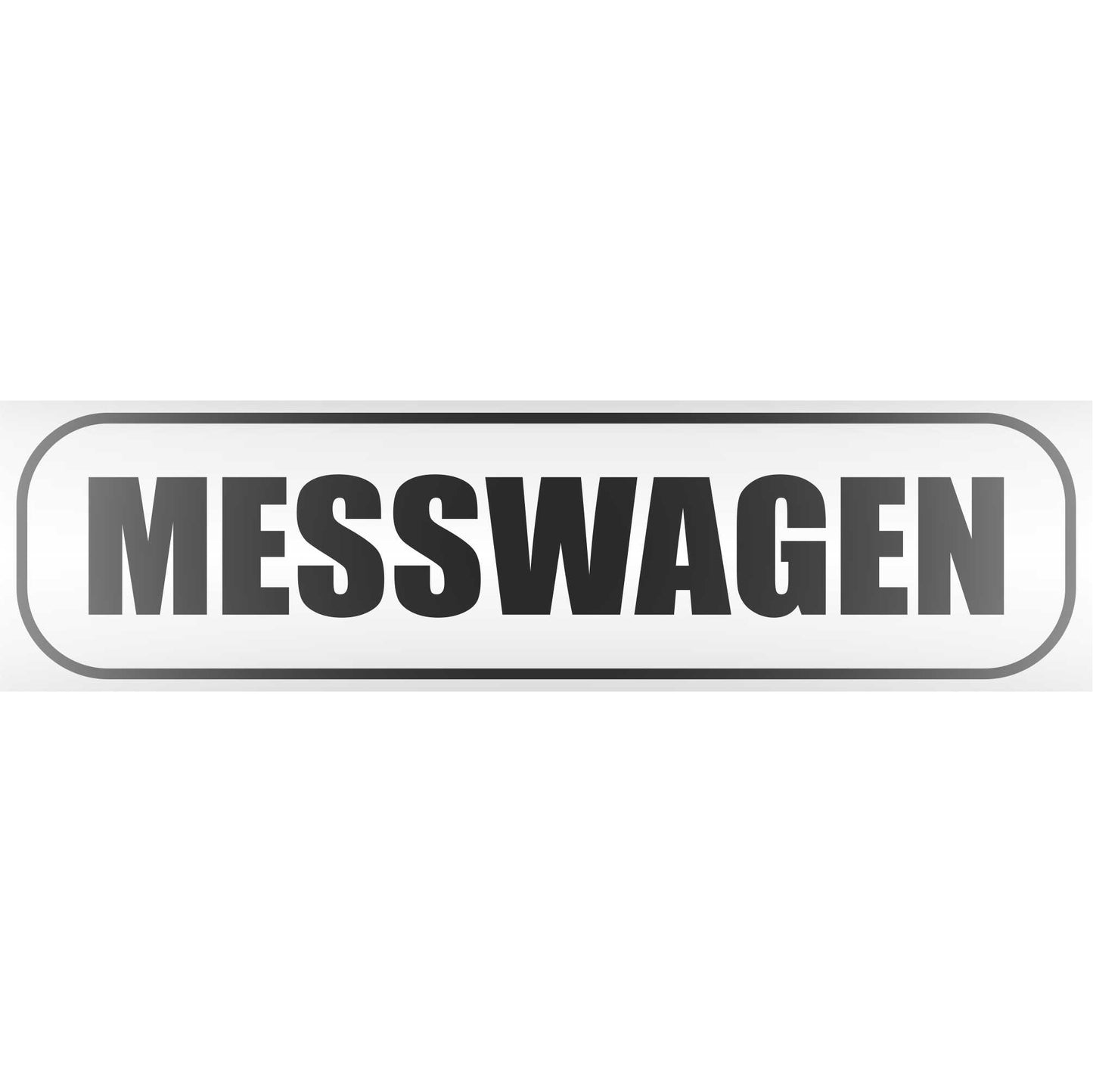 Magnetschild - Messwagen - Magnetfolie für Auto - LKW - Truck - Baustelle - Firma