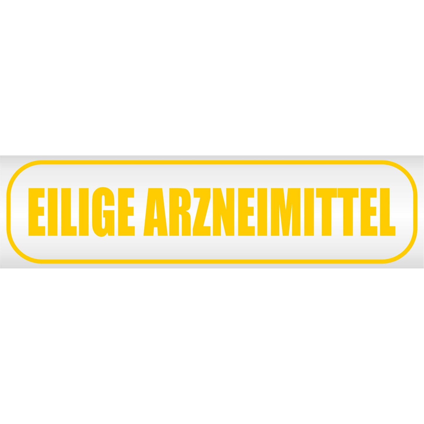 Magnetschild - Eilige Arzneimittel - Magnetfolie für Auto - LKW - Truck - Baustelle - Firma