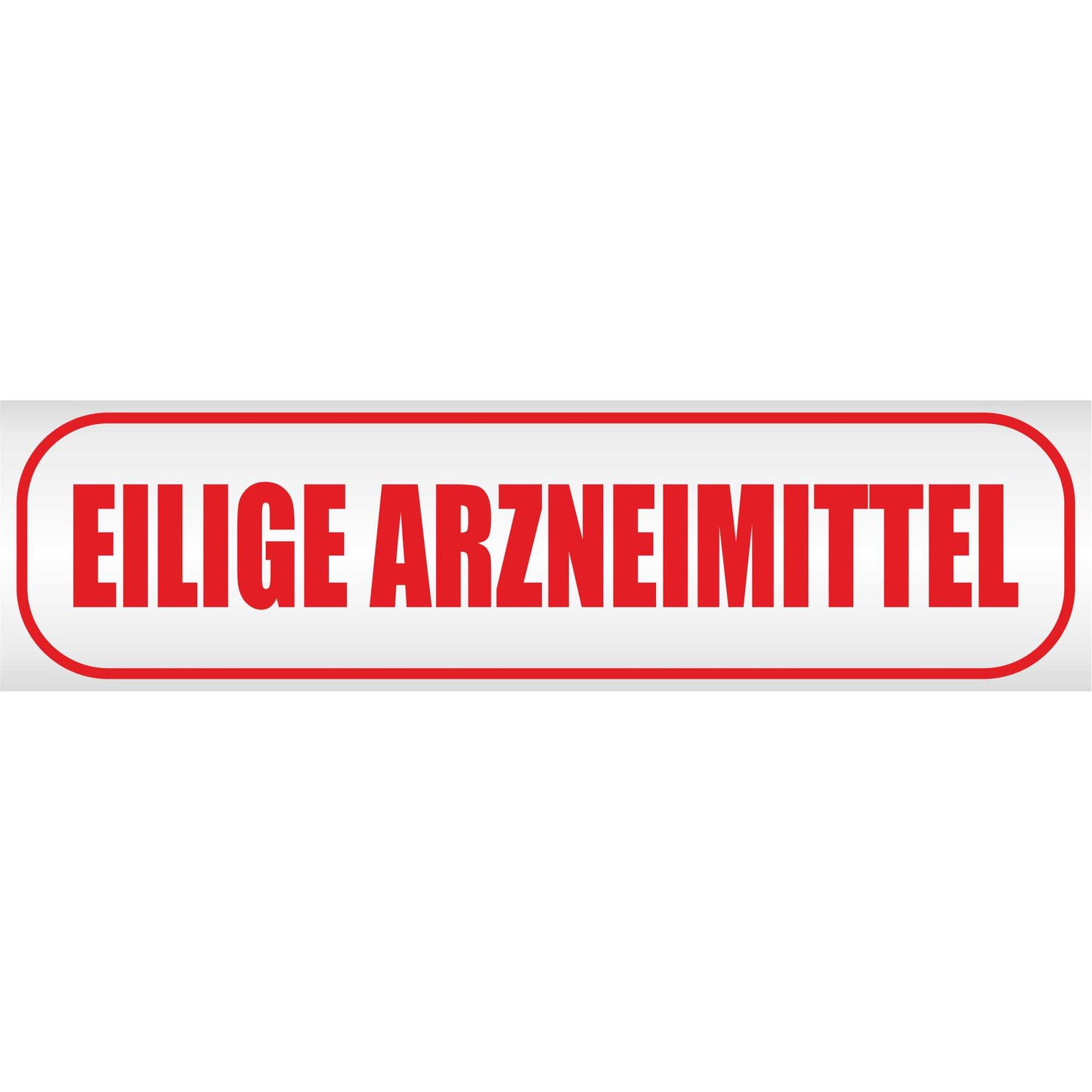 Magnetschild - Eilige Arzneimittel - Magnetfolie für Auto - LKW - Truck - Baustelle - Firma