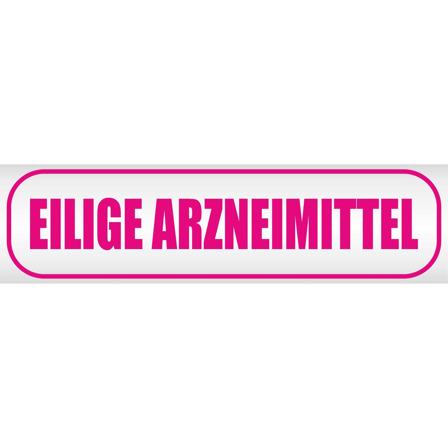 Magnetschild - Eilige Arzneimittel - Magnetfolie für Auto - LKW - Truck - Baustelle - Firma
