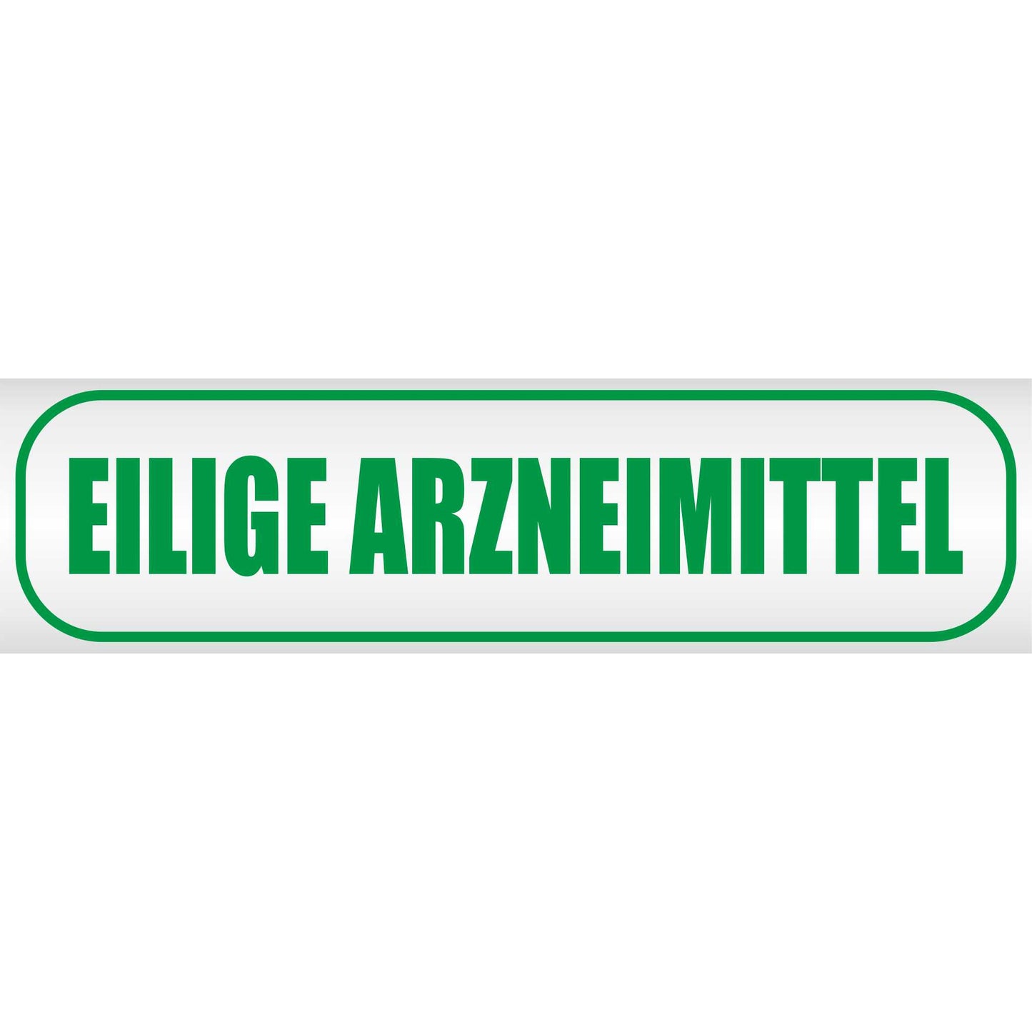 Magnetschild - Eilige Arzneimittel - Magnetfolie für Auto - LKW - Truck - Baustelle - Firma
