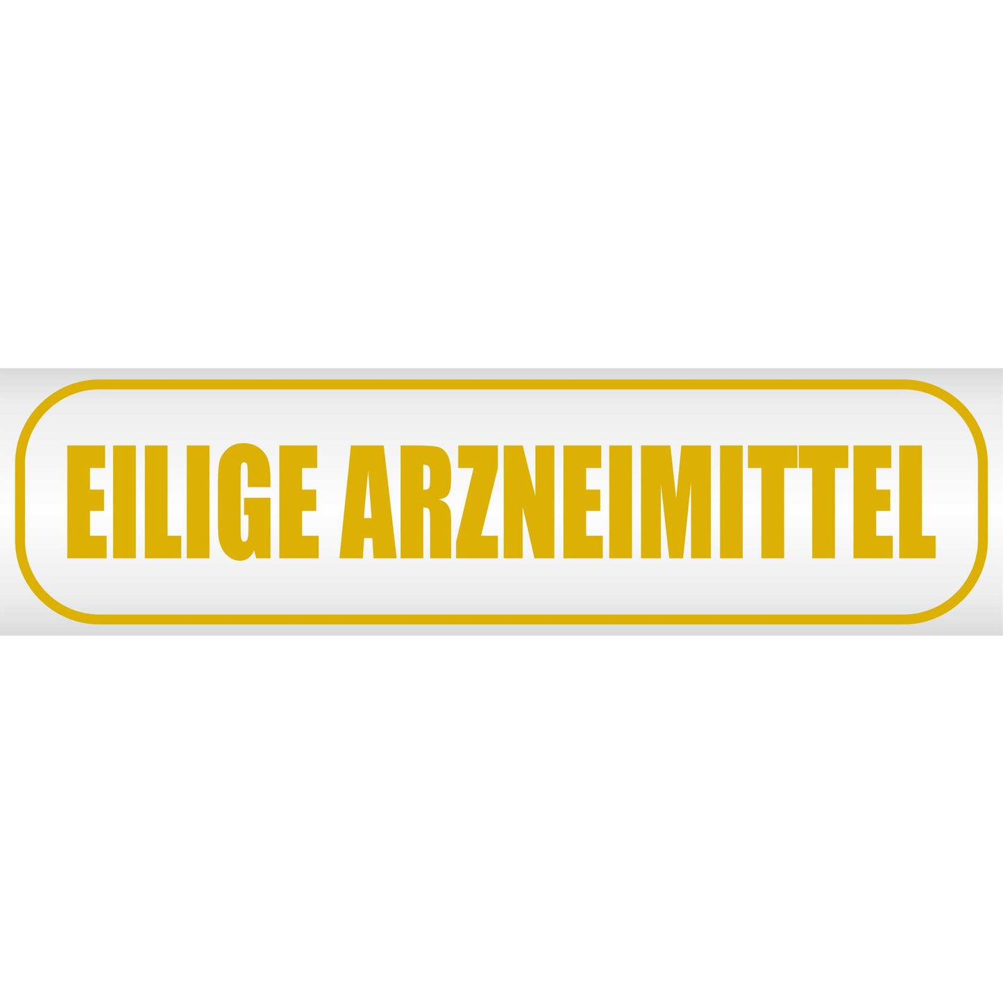 Magnetschild - Eilige Arzneimittel - Magnetfolie für Auto - LKW - Truck - Baustelle - Firma