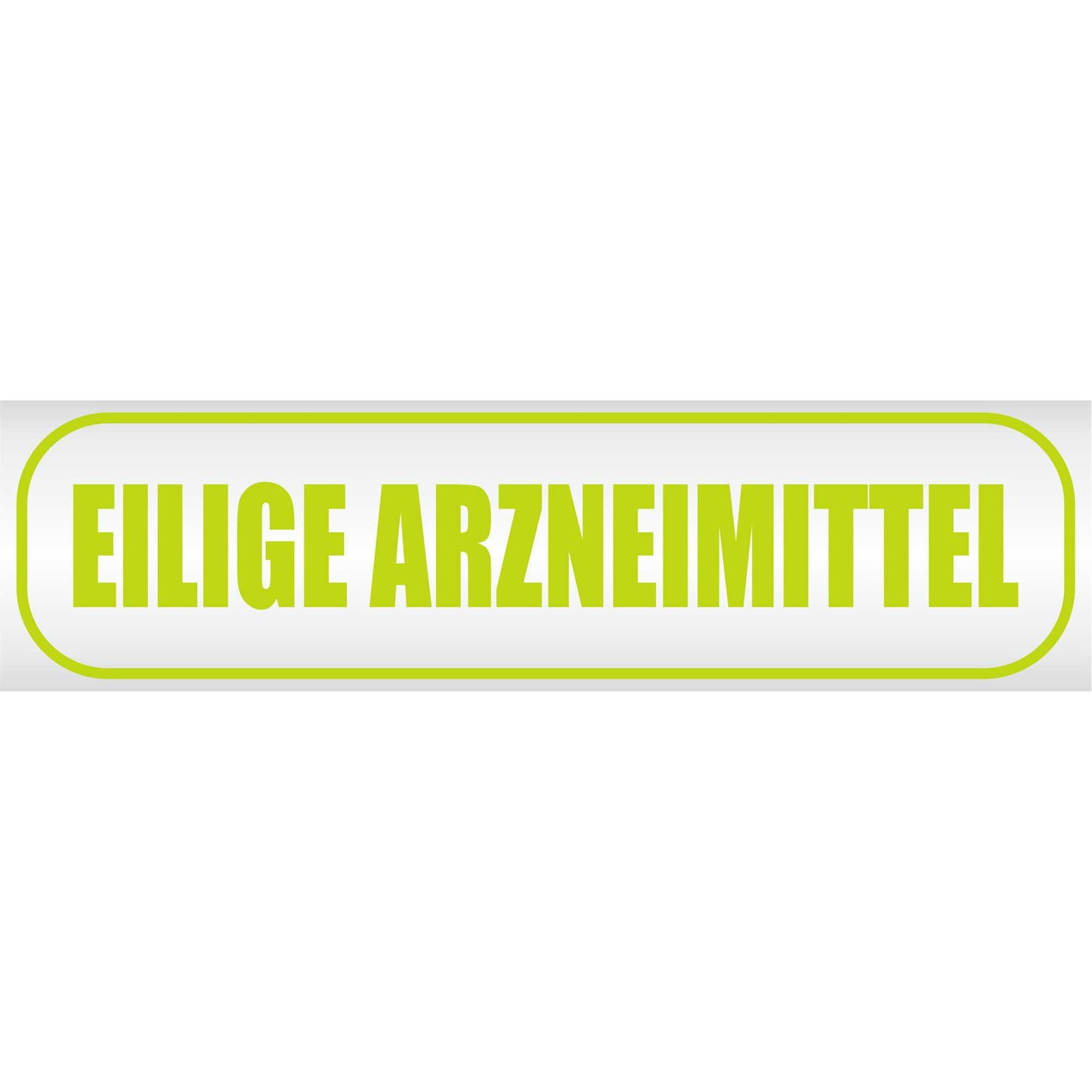 Magnetschild - Eilige Arzneimittel - Magnetfolie für Auto - LKW - Truck - Baustelle - Firma
